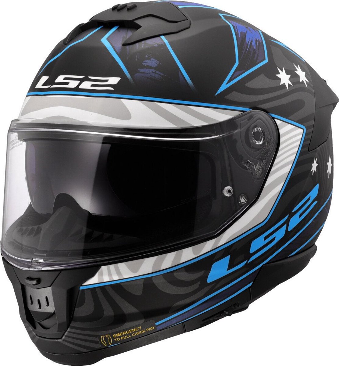 Ls2 Ff808 Stream Ii Galdam Integraalhelm Zwart L