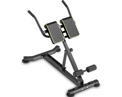 DH FitLife 5-in-1 Hyperextension Roman Chair voor Buik- en Lendetraining, Verstelbaar tot 150 kg, Multifunctionele Bank voor Curls en Gewichten