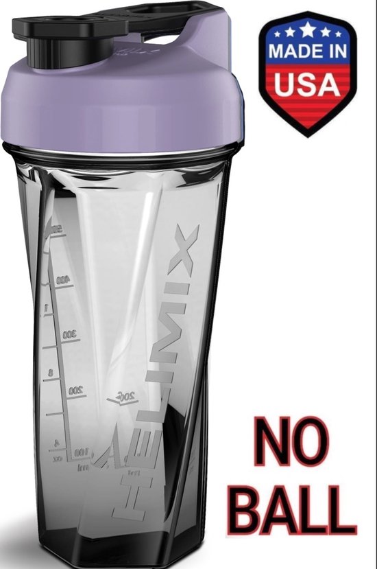 HELIMIX shake beker 828 ml lila zonder bal