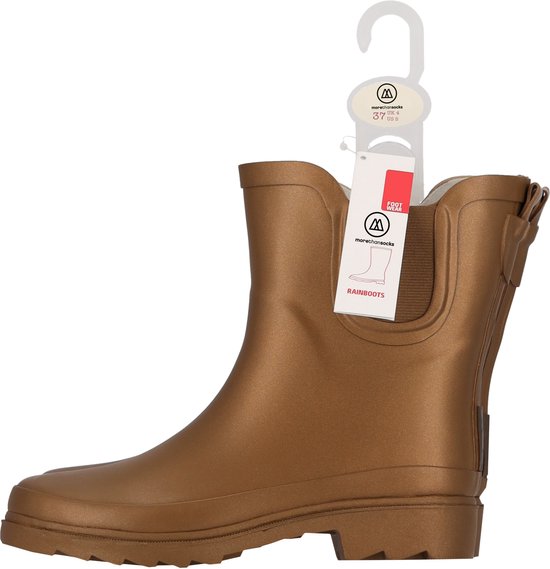 Morethansocks - Bottes de pluie pour femme - Chelsea - Bottes de pluie en caoutchouc - Bottes de pluie imperméables