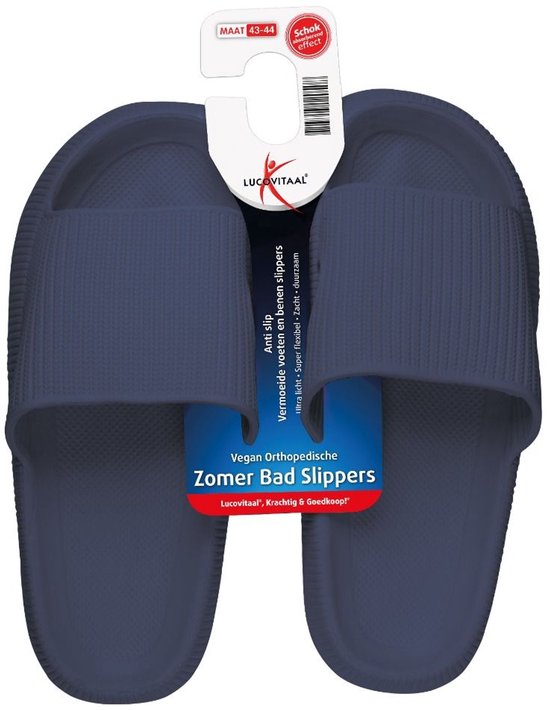 Chaussons de bain orthopédiques d'été Lucovitaal (bleu foncé) pointure 41-42