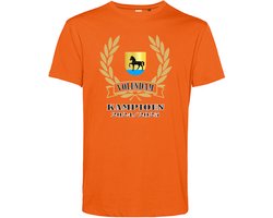 T-shirt Krans Kampioen 2025 | Volendam | Shirt Kampioen | Geen officieel FC Volendam artikel | Oranje | maat L