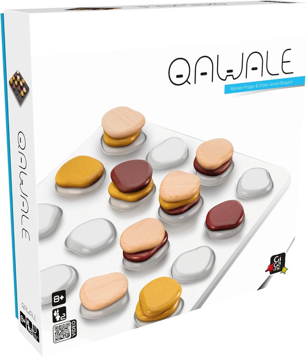 Klassiek Houten QAWALE Spel - Strategisch Gezelschapsspel voor 2 Spelers