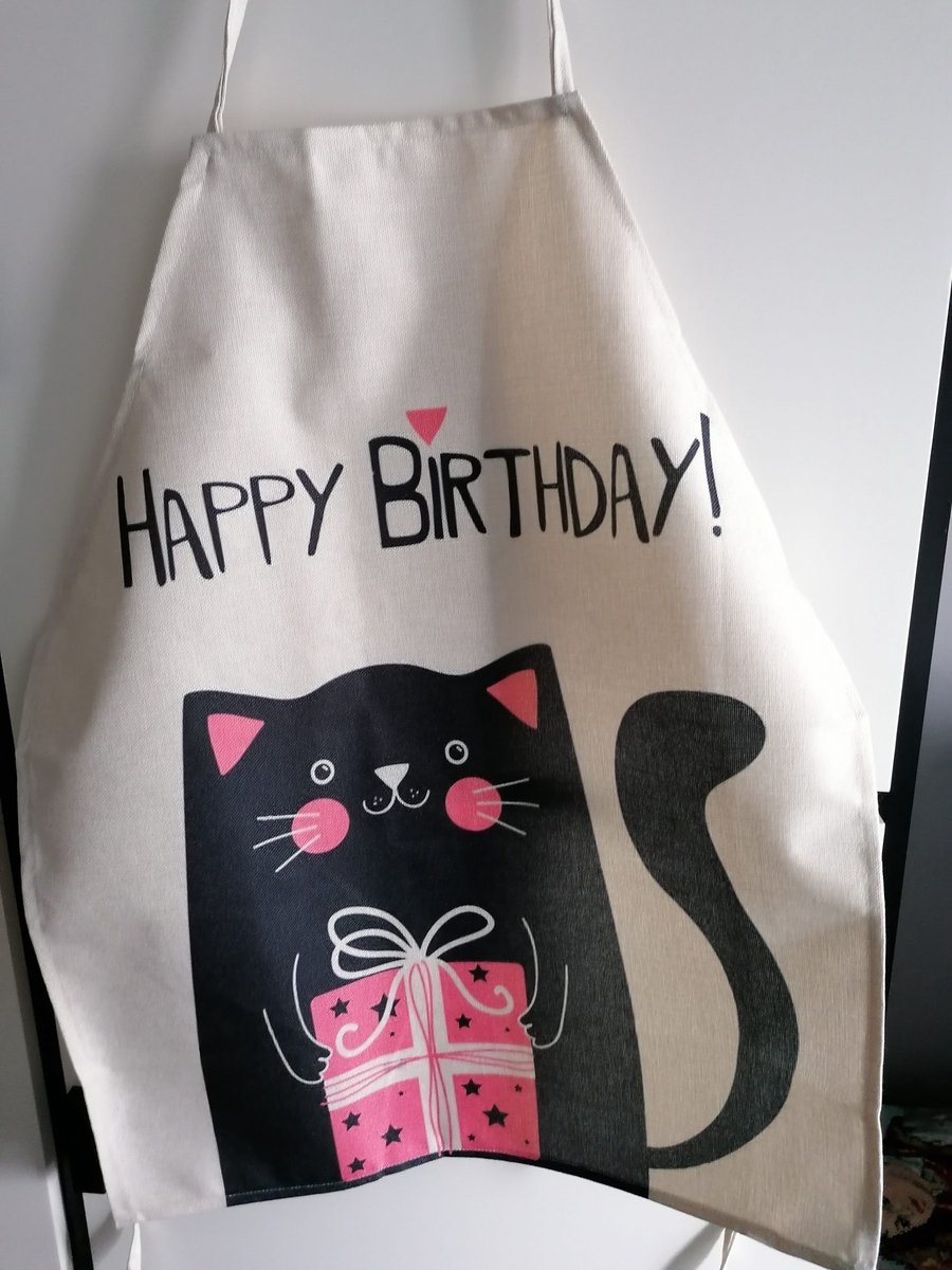Katdootje - Schort - Happy birthday