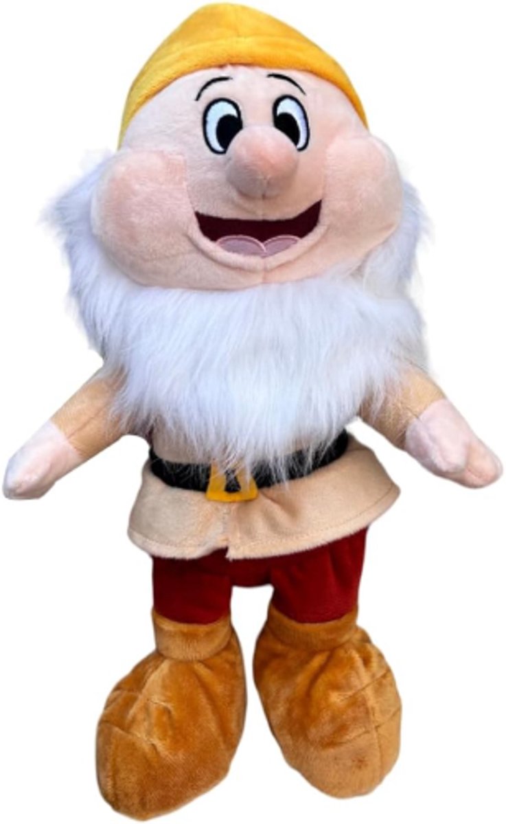 Niezel - Sneeuwwitje en de Zeven Dwergen Pluche Knuffel 36 cm - Speelgoed Knuffels voor Kinderen Jongens Meisjes - Disney Snowwhite Plush Toy