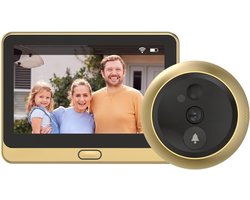 Video deurbel met camera – Deurbel met beeld – Slimme deurbel – Draadloze video deurbel – Beveiliging huis – Deurbel met app – WiFi deurbel – Nachtzicht – Tweeweg audio – Beveiligingscamera voordeur – Voor smartphone en tablet
