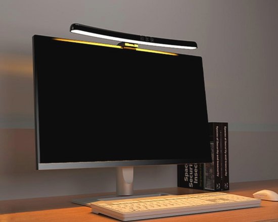 Licht Gebogen Scherm Monitor Lichtbalk - Drie Lichtmodi Verstelbare Helderheid Touch Control Glare-Free Oogbescherming LE13 A — afbeelding 5