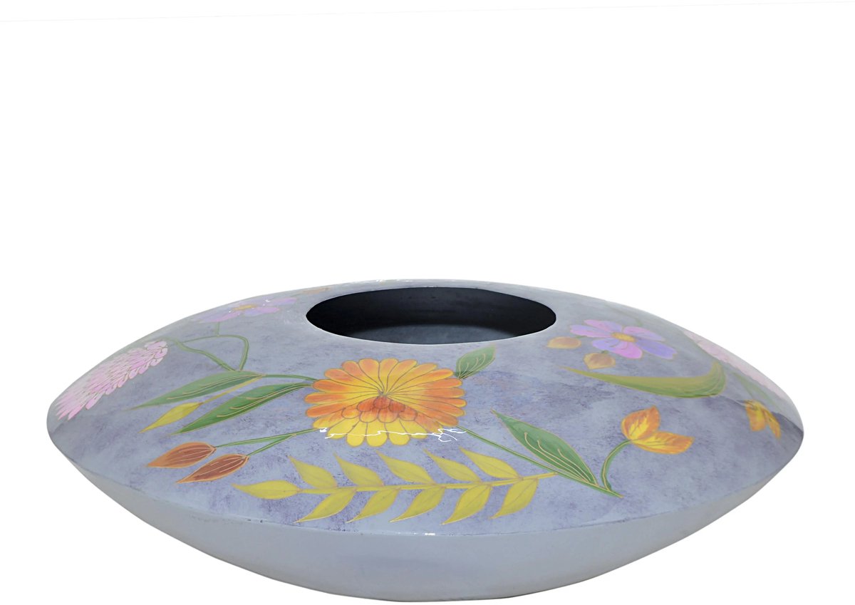 Colmore by Diga Vaas soft purple enamel IR 58x58x19 cm paars