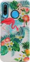 Flamingo Design Hardcase Backcover voor Huawei P30 Lite