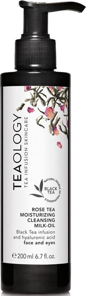 Teaology Rose Tea Moisturizing Cleansing Milk-Oil