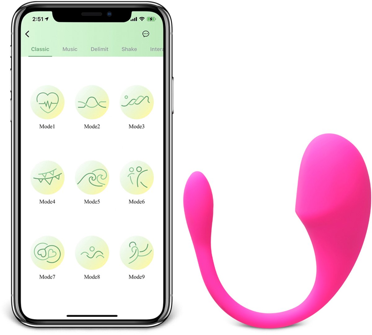 Luxe App-gestuurde Wearable Vibrator – 9 Intensieve Modi – Roze Elegant Design