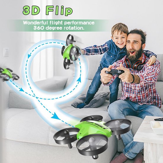 ATOYX Mini-Drohne für Kinder 66C, 3 Geschwindigkeitsstufen, 3D