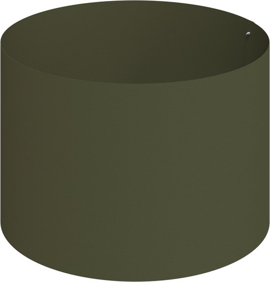 vidaXL - Tuin - Plantpot - Olijf - Groen - 90 - x - 90 - x - 20 - cm - Koudgewalst - staal