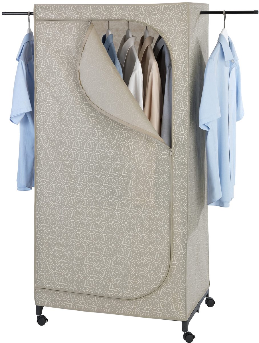 Ibenzoa® Opvouwbare Vouwkast met Metalen Frame en Wielen