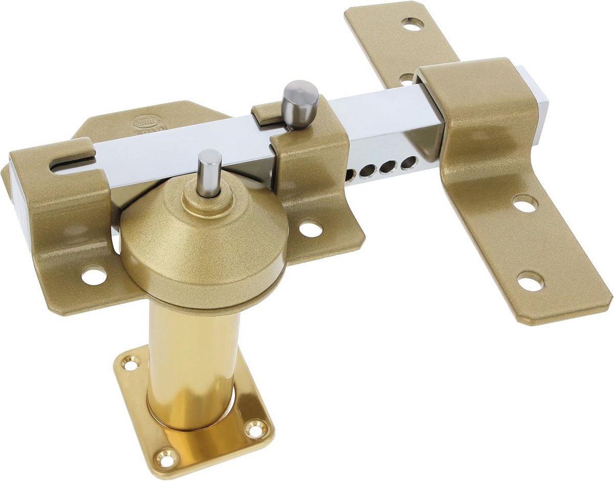 Veiligheidsslot voor deuren - Veiligheidscilinder met openingsgrendel - Staal - 70 mm cilinder - Inclusief 5 sleutels