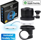 Good2know Fietsbel Tracker met Findmy Tracker – Tag houder – Gps tracker fiets - Fiets Tracker - Fiets gps inclusief FindMy tag – Fiets accessoires – Fietsbel Racefiets – Verborgen als fietsbel