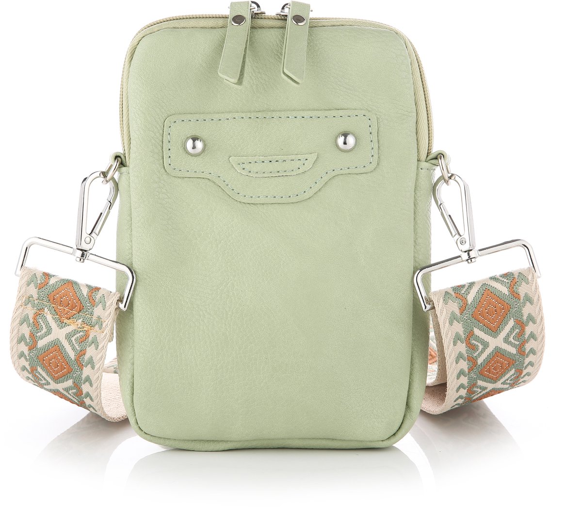 SF - Telefoon tasje - Groot formaat - LIGHT GREEN