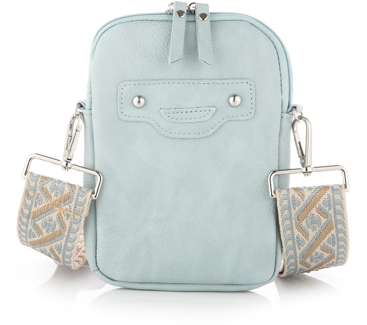 SF - Telefoon tasje - Groot formaat - LIGHT BLUE