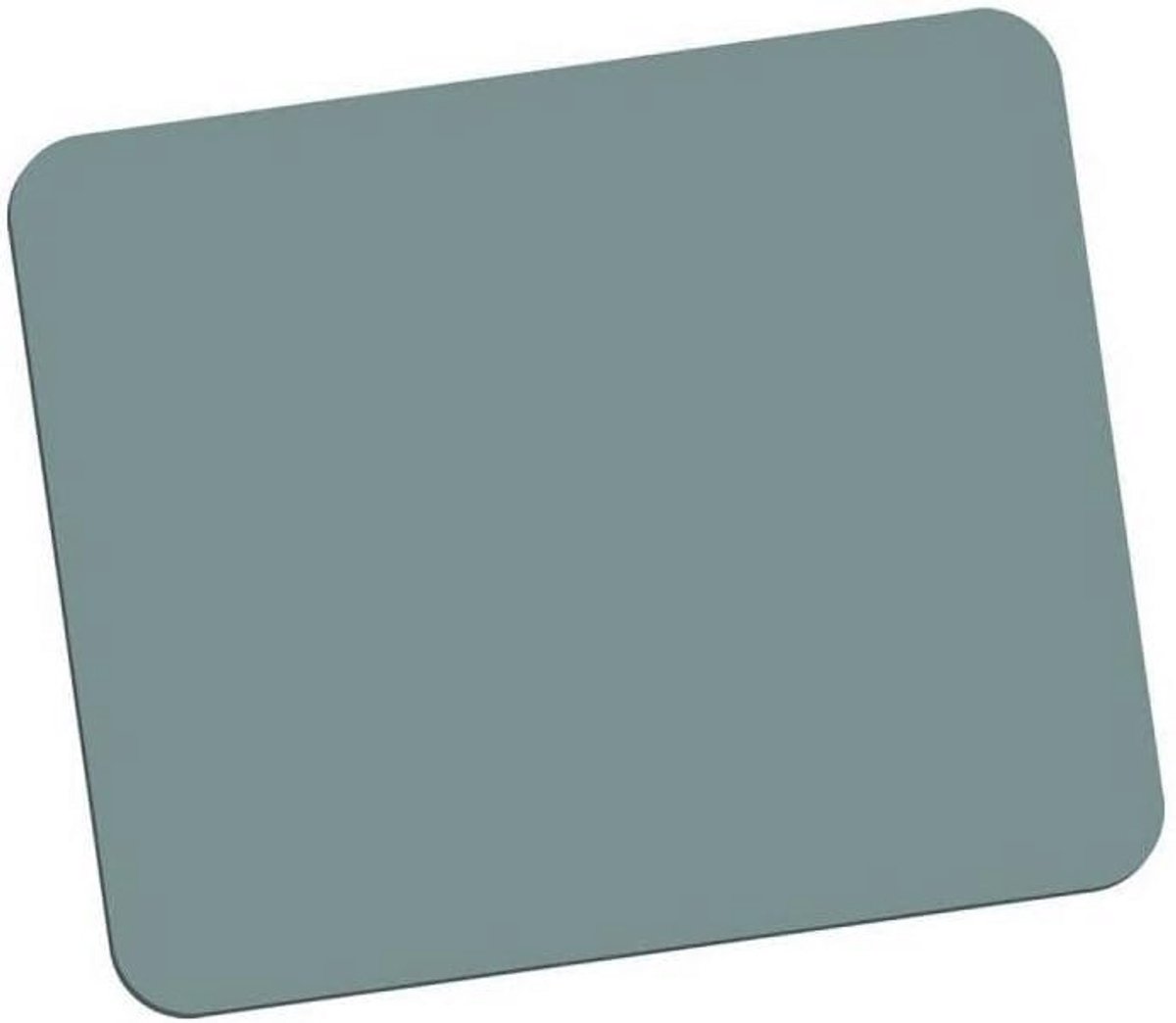 Muismat met antislip onderkant en duurzaam polyester oppervlak - 50% gerecycled materiaal - 18,6 x 22,4 x 0,6 cm - Grijs
