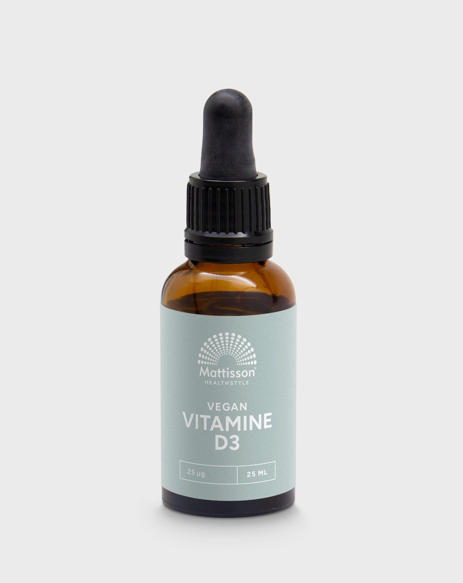 Goedkoopste Mattisson - Vegan Vitamine D3 - 25 mcg - 25ml