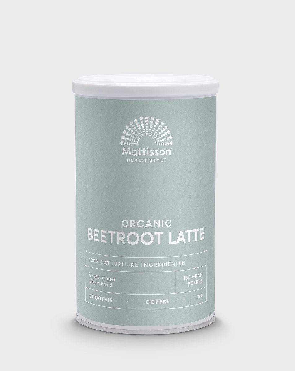 Goedkoopste Mattisson - Biologische Beetroot Latte - Gember Cacao - 160 Gram