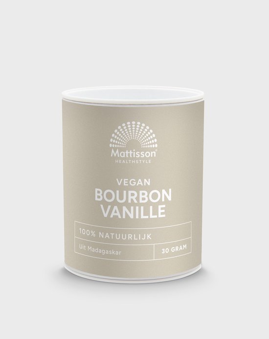 Mattisson - Bourbon Vanille Poeder uit Vanille Stokjes - 30 Gram