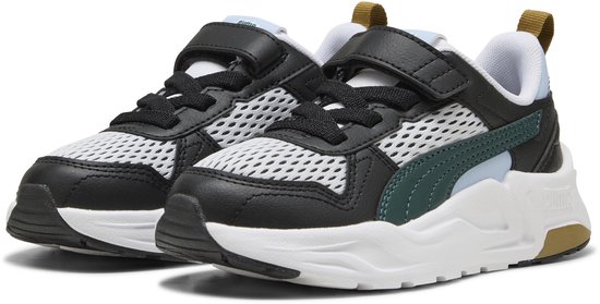 PUMA Trinity 2 LT Run Fun AC+ PS Unisex Sneakers - PUMA White-Green Terrain-PUMA Black
