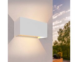 Ledvion LED Wandlamp 9,5W 3000K IP54 Tweezijdig Wit Buitenlamp