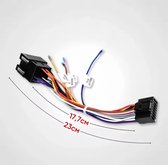 Isokabel voor Carplay android autoradio | Iso connector | Navigatie stekker aansluitkabel | Universeel radio adapter aansluiting | 16 pin adaptor | Carplay navigatie kabelset |