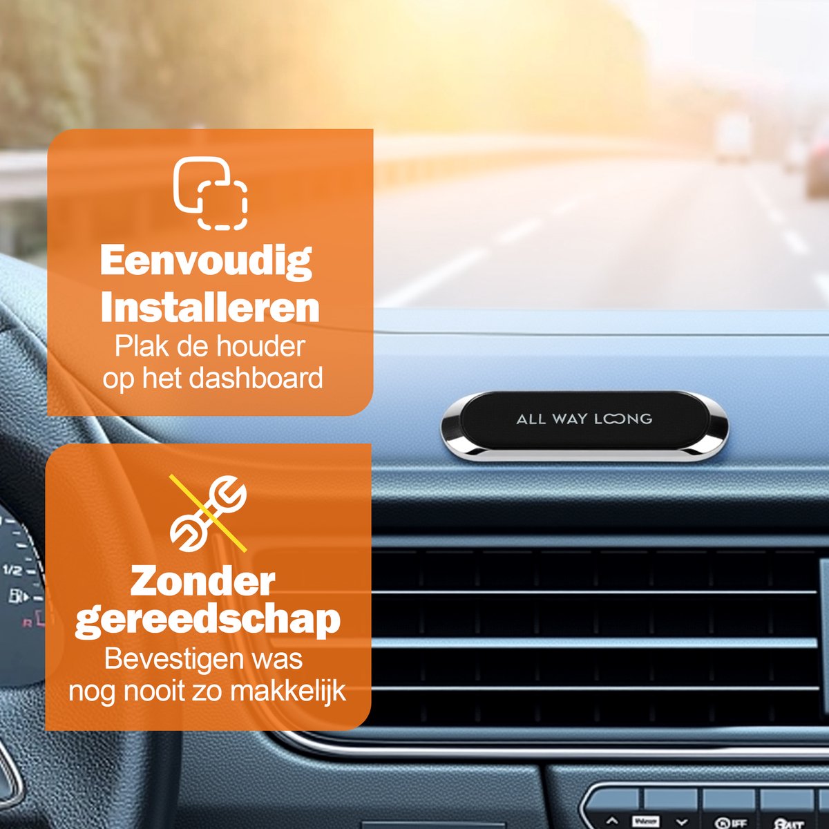 Telefoonhouder Auto Magnetisch - Dashboard - Extreem Sterke Magneet - Off-Road & Drempel Proof - GSM Houder - Telefoonhouders Auto - Auto Accessoires - Zwart — cadeau in Cadeau-ideeën - foto 6