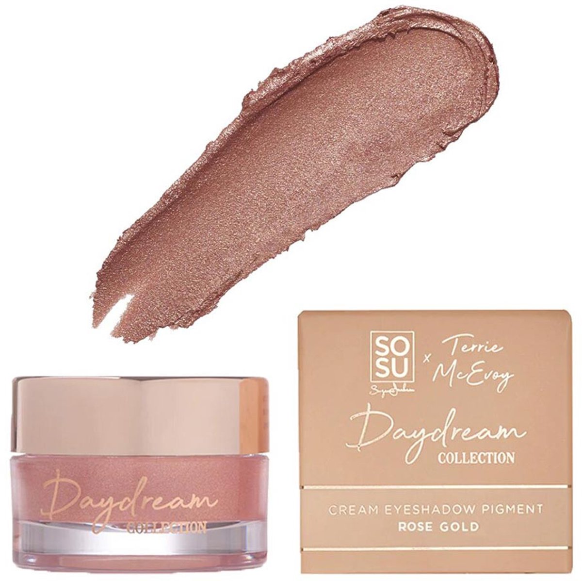 Sosu cream eyeshadow rose gold creme oogschaduw