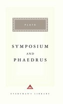 Boekomslag van 'Symposium and Phaedrus' door Plato, met de tekst 'EVERYMAN'S LIBRARY' onderaan.