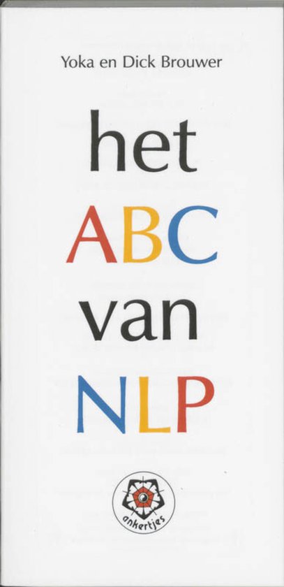 Voorflap van het boek 'Het ABC van NLP' met de titel in grote letters.