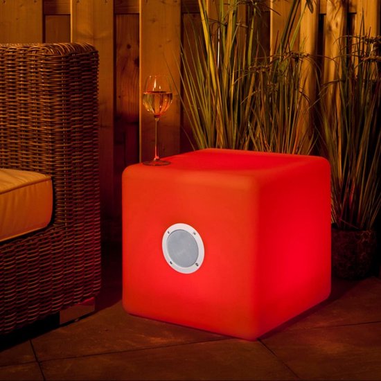 SMOOZ LED-muziek buitenlamp Cube 40 cm 2569451 van SMOOZ — afbeelding 3