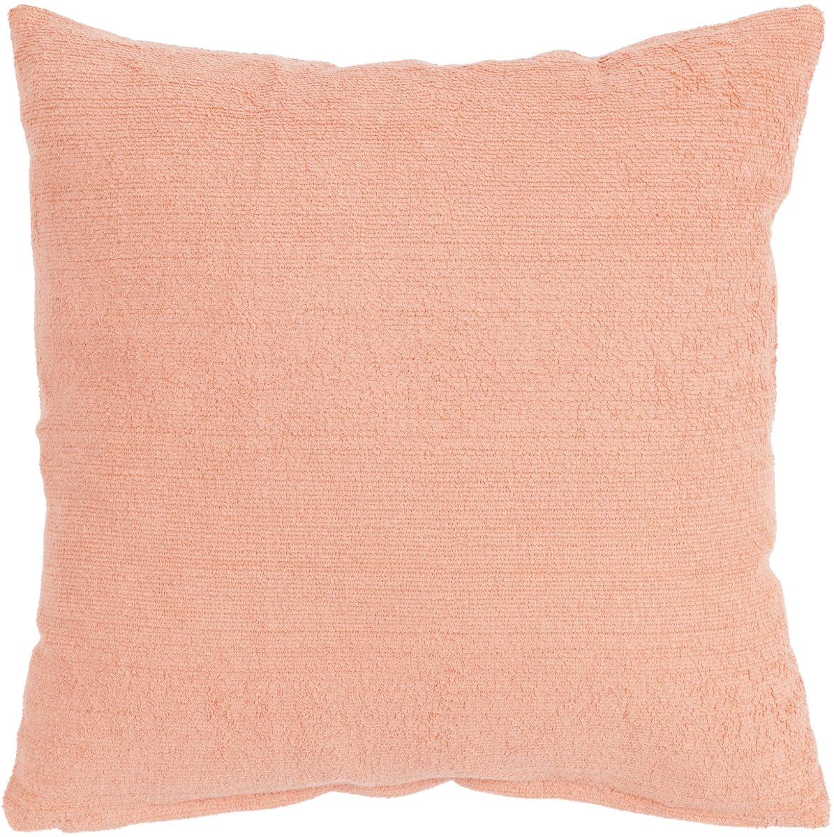 Linen & More Flannel Peach Kussen | 45 X 45 | Sierkussen Voor Woonkamer Of Slaapkamer Roze