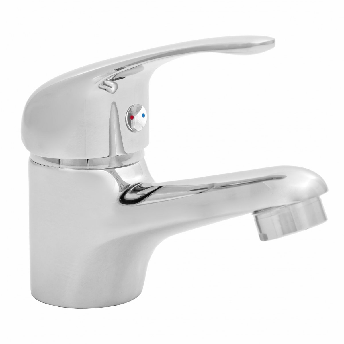 Invena Mitris Serie - Wastafelkraan - Eenhendel - Waterbesparende Perlator - Chrome