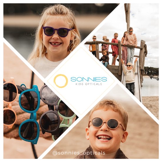 Sonnies - Kinder Zonnebril Veneto Verde - Leeftijd 9 jaar - 10 jaar - 11 jaar - 12 jaar - gepolariseerde glazen met UV400 bescherming - lichtgewicht frame - buigzaam en flexibel - jongens en meisjes - kinderzonnebril - Zonnebril Kind - kleur groen van Sonnies — afbeelding 4