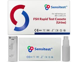 FSH Sneltest – Zelftest voor Menopauze – Binnen 3 minuten resultaat – Eenvoudig thuis te gebruiken – 2 Stuks
