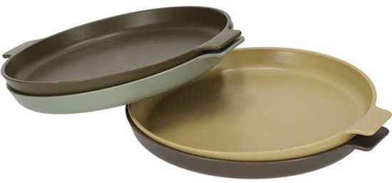 Norlander Outdoor borden - Camping servies - ronde borden - Set van 4 - Multikleur van Norlander — afbeelding 5