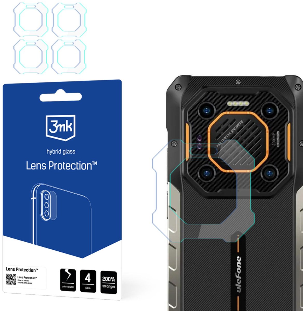 Ulefone Armor 26 Ultra - 3Mk Lensbescherming