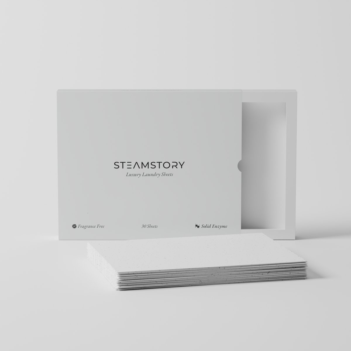 SteamStory Premium Wasstrips - Ultra Geconcentreerd & Milieuvriendelijk - Parfumvrij - 30 Wasbeurten