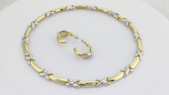 Behave – Parure de bijoux – Bicolore – Couleur or Couleur argent – ​​Elegant – Sans nickel