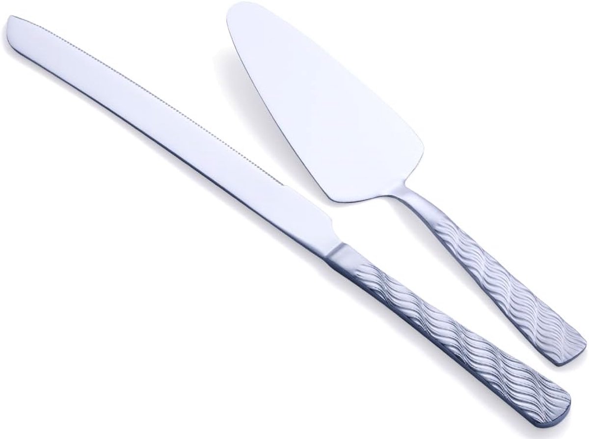 Ibenzoa® Professionele Roestvrij Stalen Taartmessen en Serveerset - Voor Elke Feestdag