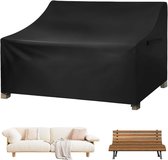 Housse De Protection Pour Canapé Jardin 2 Places - Tissu Oxford 420D, Imperméable, Anti-UV, Avec Cordons De Serrage - ValueHall