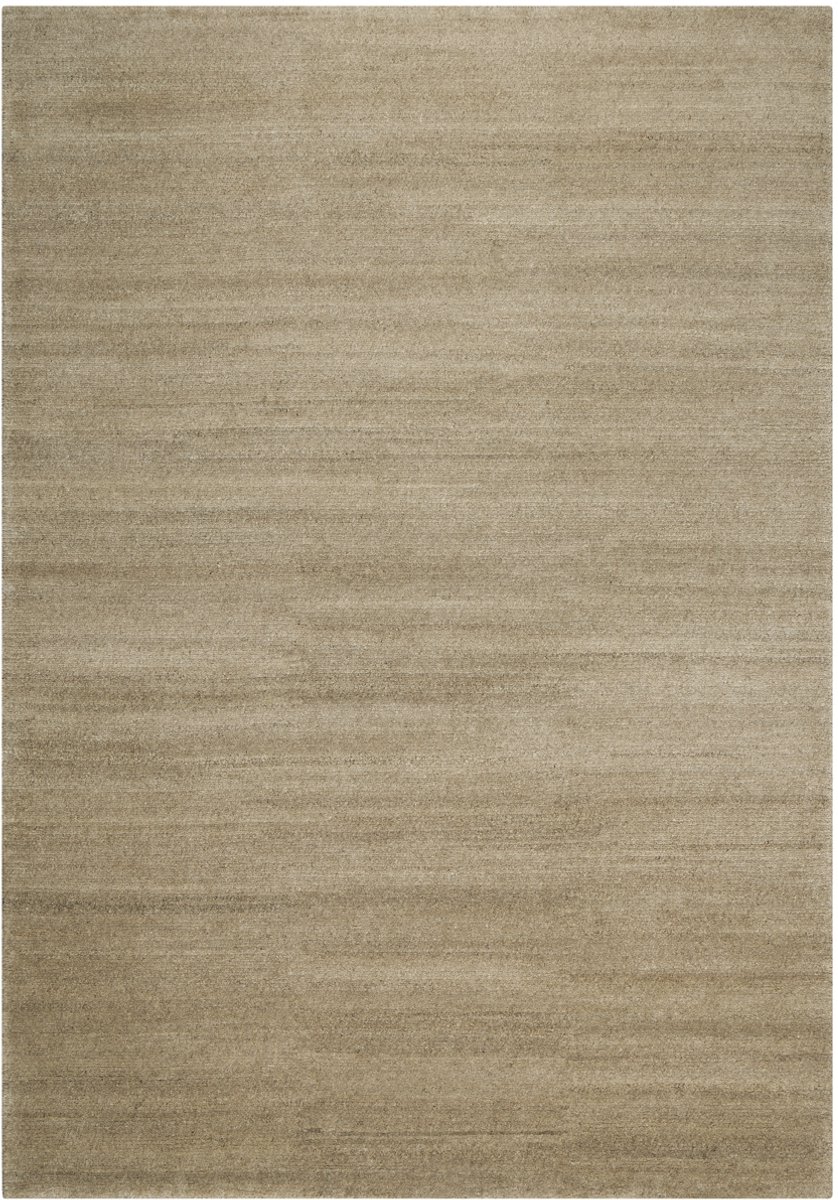 Lino Heritage Taupe Vloerkleed 170x240cm - Handgeknoopt Luxe Tapijt - 100% Handgesponnen Wol - 15mm dik - 4,5kg/m² - 57800 knopen/m² - Tapijt Woonkamer - Eetkamer - Slaapkamer