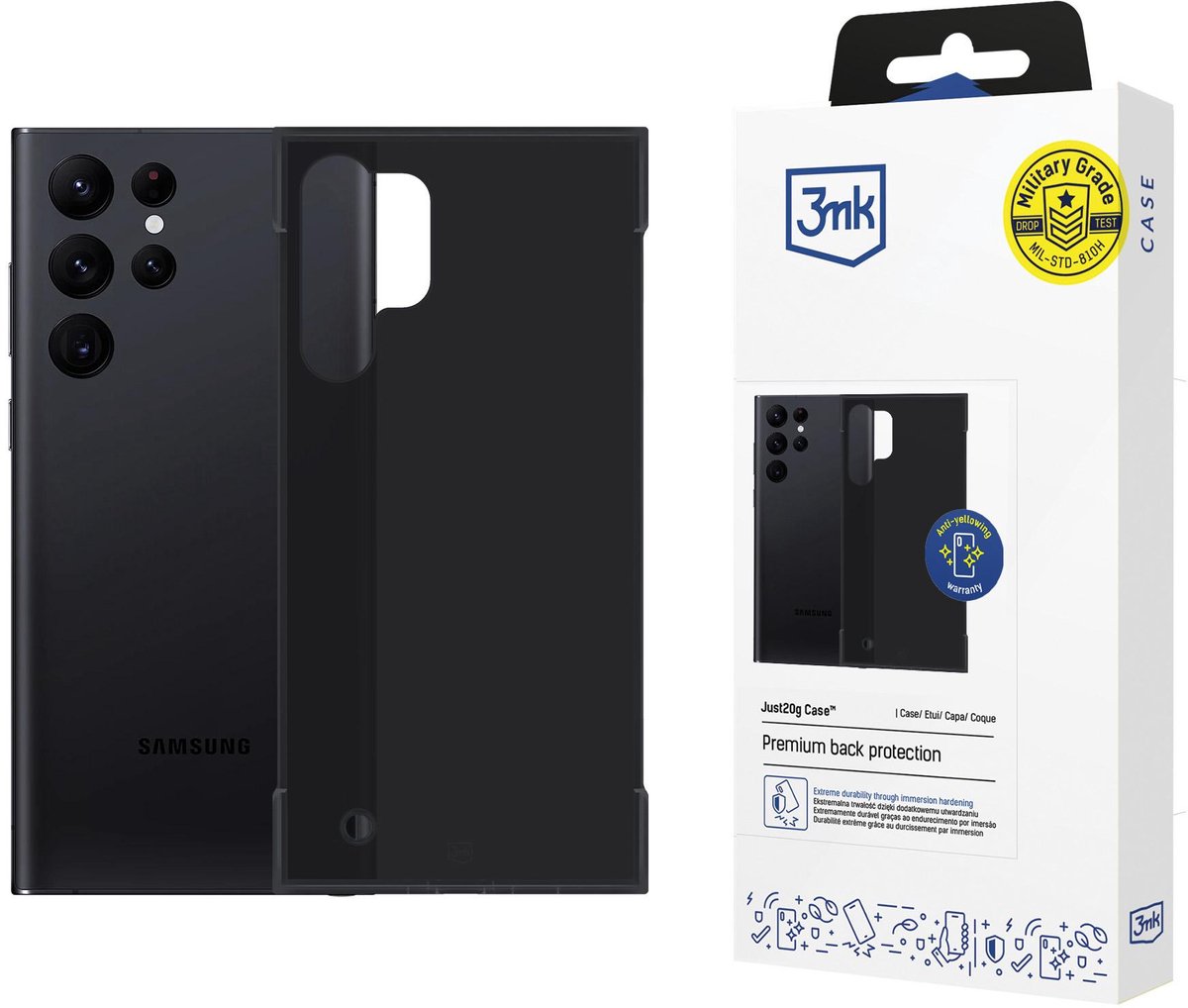 Samsung Galaxy S24 Ultra - 3mk Just20g Mat Hoesje