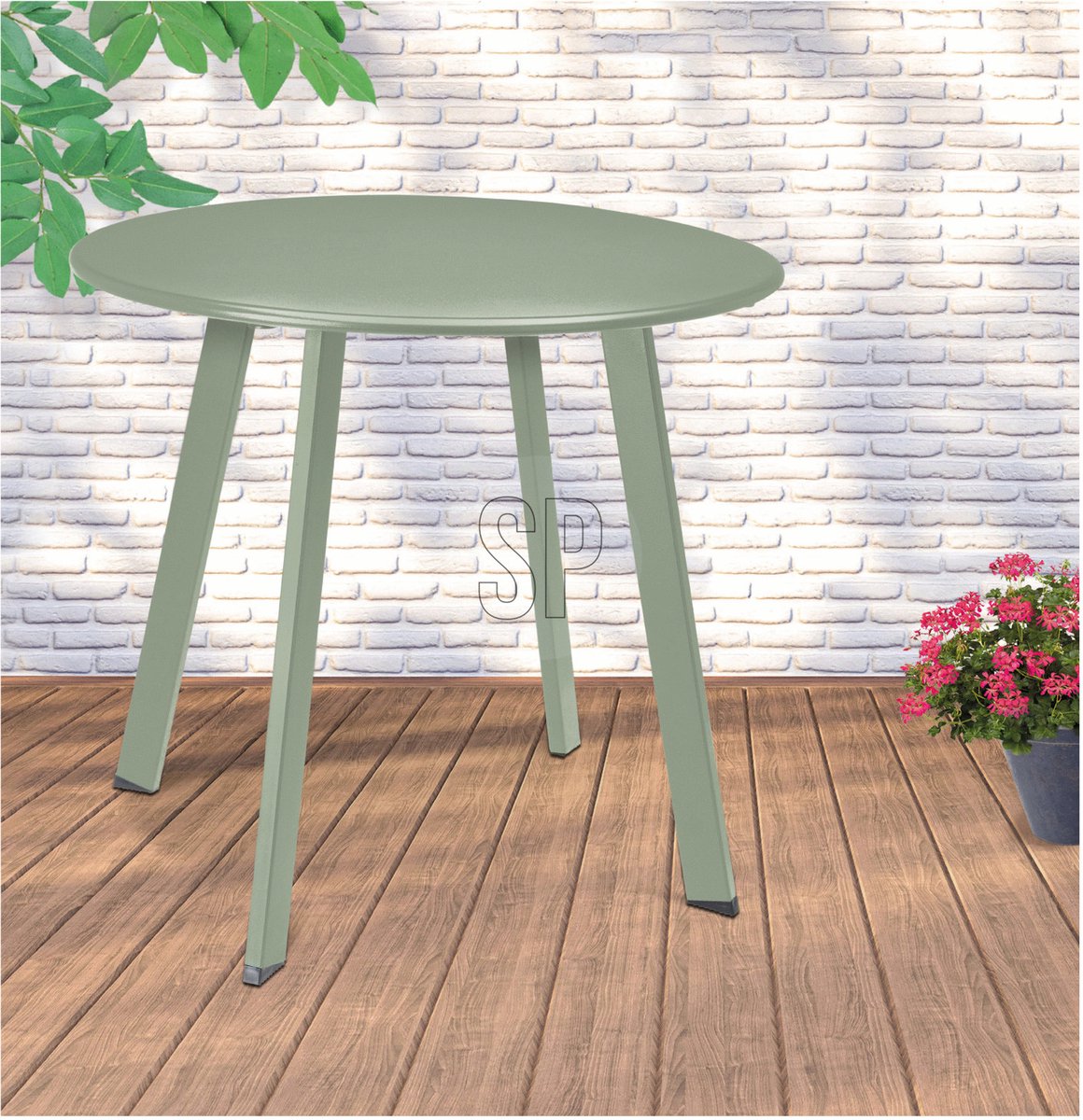 ProGarden Tuintafel 50x45 cm matgroen