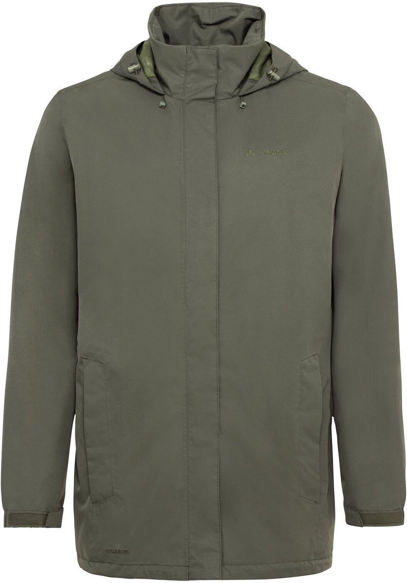 VAUDE Men’s Escape Parka Jas Regenjas outdoorJas Regenjas met kap waterdicht Heren Outdoorjas Creme