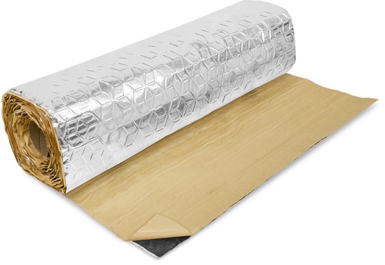 Tapis isolant pour voiture 50 x 400 cm - Film isolant - Tapis anti-tambour - Tapis isolants autocollants pour voiture