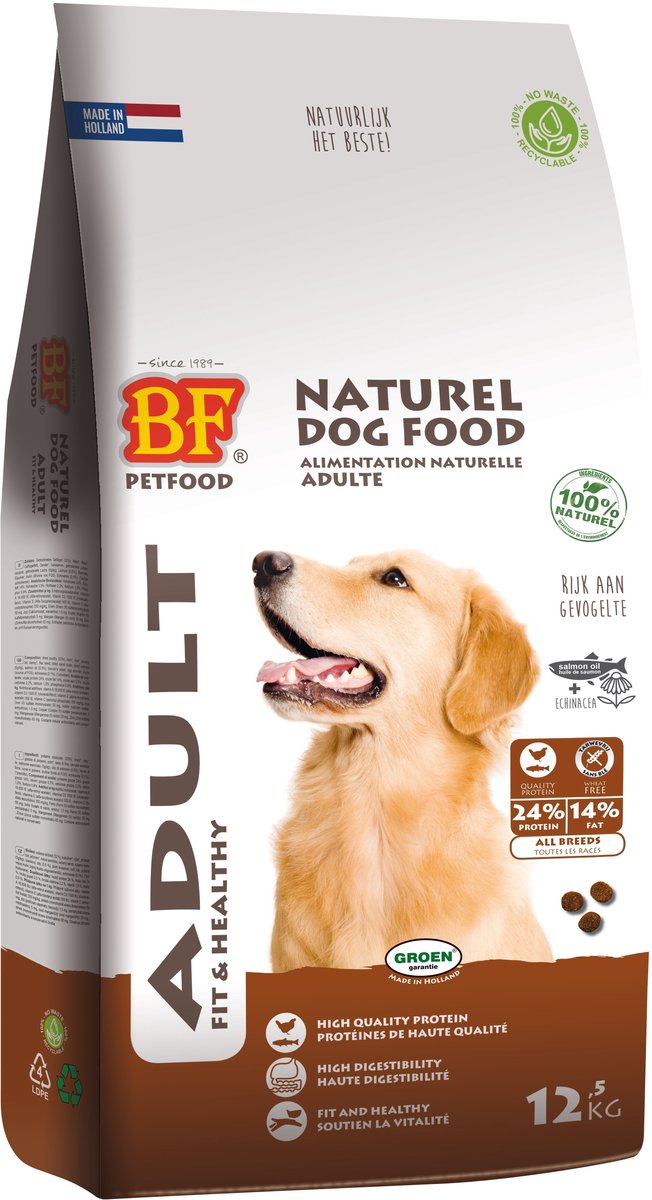 BF Petfood Adult Krokant - Hondenvoer - 12,5 kg